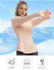 FKEEP Women's Sun Shirts Long Sleeve Athletic Jackets UPF 50+ Coral Pink L New