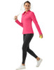 FKEEP WOMEN LONG SLEEVE POLO SHIRT GOLF SPORT TOP ATHLETIC SPORTSWEAR - L New