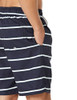 AMAZON ESSENTIALS MEN'S 9" QUICK-DRY SWIM TRUNK - SIZE: MEN M - NAVY/STRIPE New