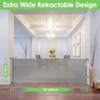 90 Inch Extra Wide Retractable Baby Gate Gates for Doorways Extra Long New