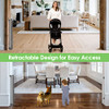 90 Inch Extra Wide Retractable Baby Gate Gates for Doorways Extra Long New