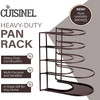 CUISINEL 12.2" HEAVY DUTY EXTRA LARGE 5 PAN & POT ORGANIZER 5 TIER RACK - BRONZE CUISINEL 12.2" HEAVY DUTY EXTRA LARGE 5 PAN & POT ORGANIZER 5 TIER RACK - BRONZE