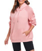 Fkeep Fkeeping Oversize Hoodies Women Fleece Crewneck Sweatshirt Women XL Pink New