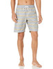 AMAZON ESSENTIALS MEN'S 9" QUICK-DRY SWIM TRUNK - SIZE: MEN'S S - GREY STRIPE New