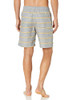AMAZON ESSENTIALS MEN'S 9" QUICK-DRY SWIM TRUNK - SIZE: MEN'S S - GREY STRIPE New