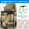TABLE MATE XL TV TRAY EXTRA LARGE FOLDING TABLE - GRAY TABLE MATE XL TV TRAY EXTRA LARGE FOLDING TABLE - GRAY