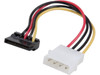 StarTech.com SATAPOWADPL 6 in. 4 Pin Molex to Left Angle SATA Power Cable