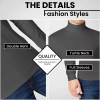 GALAXY BY HARVIC MEN'S LONG SLEEVE TURTLE NECK T-SHIRT - SIZE XL - CHARCOAL New