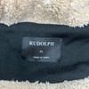 RUDOLPH MEN'S SWEATER WITH FULL ZIP - SIZE: MEN XL - BLACK New