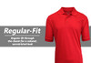 GALAXY BY HARVIC MENS POLO PIQUE SHIRT SIZE 2XL RED MPQ-54RD New