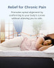 VISCOSOFT 3" MEMORY FOAM MATTRESS TOPPER QUEEN - VENTILATED MATTRESS PAD