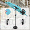Simple Deluxe 7.5ft Patio Umbrella Outdoor Table Market Yard Umbrella -Turquoise