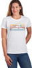 MARMOT WOMEN'S LOGO T-SHIRTS - PRINTED GRAPHIC ON COTTON TEE Silver/Red S New
