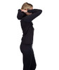 SPYDER WOMEN'S BASELAYER HOODIE - SIZE M - BLACK New