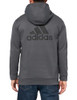 ADIDAS MEN'S BADGE OF SPORT FLEECE HOODIE SIZE: MEN M - GRAY New