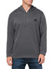 ADIDAS MEN'S BADGE OF SPORT FLEECE HOODIE SIZE: MEN M - GRAY New