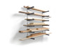 BORA PORTAMATE 6-LEVEL WOOD STORAGE RACKS LUMBER - WHITE/GRAY