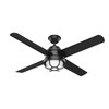 HUNTER SEAROW OUTDOOR WITH LED LIGHT 54 INCH CC55086-A - MATTE BLACK