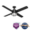 HUNTER SEAROW OUTDOOR WITH LED LIGHT 54 INCH CC55086-A - MATTE BLACK