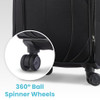 AMERICAN TOURISTER 4 KIX 2.0 EXPANDABLE SOFTSIDE LUGGAGE SPINNER WHEELS BLUE