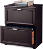 Realspace Magellan 24 W Lateral 2-Drawer File Cabinet 547758 - Espresso