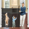 HEELALBABY 48" EXTRA TALL RETRACTABLE BABY GATE WIDE DOG GATE - BLACK New