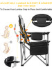 KINGCAMP HEATED W/LUMBAR SUPPORT OVERSIZED 2PACK KINGCAMP CHARCOAL GRAY