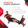STAMINA MAGNETIC ROWER ROWER MACHINE WITH SMART WORKOUT APP - BLACK-RED