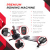 STAMINA MAGNETIC ROWER ROWER MACHINE WITH SMART WORKOUT APP - BLACK-RED