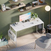 Pamray 47 Inch Computer Desk for Small Spaces with Storage Bag Home Office Work