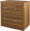 Realspace Premium Letter-/Legal-Size File Cabinet 2 OD17006 Drawers Golden Oak