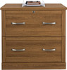 Realspace Premium Letter-/Legal-Size File Cabinet 2 OD17006 Drawers Golden Oak