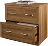 Realspace Premium Letter-/Legal-Size File Cabinet 2 OD17006 Drawers Golden Oak