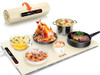 LAUDLIFE Food Warming Mat 24x16 Inches, Electric Warming Tray 7 Temps - Beige