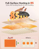 LAUDLIFE Food Warming Mat 24x16 Inches, Electric Warming Tray 7 Temps - Beige