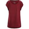 ARC'TERYX A2B SCOOP NECK WOMEN'S - SIZE: WOMEN M - SCARLET New