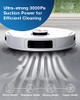 DEEBOT ECOVACS DEEBOT T9+ ROBOT VACUUM AND MOP COMBO, 3000PA SUCTION, WHITE