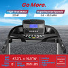 SERENELIFE SMART FOLDABLE DIGITAL HOME GYM TREADMILL - BLACK