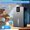 PSOS DEHUMIDIFIER FOR HOME 120 OZ WATER TANK 1000 SQ.FT, 7 COLORS LED - GREY