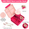 LOHASOK BENTO LUNCH BOX WITH 8OZ SOUP THERMO LEAK-PROOF LUNCH CONT - PINK LOHASOK BENTO LUNCH BOX WITH 8OZ SOUP THERMO LEAK-PROOF LUNCH CONT - PINK