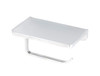 LINKAA Toilet Paper Holder with Shelf Polished Chrome Bathroom Accessories