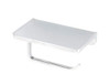 LINKAA Toilet Paper Holder with Shelf Polished Chrome Bathroom Accessories