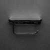 LINKAA Toilet Paper Holder with Shelf Polished Chrome Bathroom Accessories