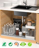 COOLLOG WATERPROOF UNDER SINK MAT 34”X 22” CABINET LINER - LIGHT GRAY