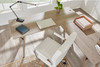 Realspace Trezza 62"W L-Shaped Desk 8698809 - Light Oak