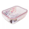 LEXIHOME LEXI HOME RECTANGULAR CONTAINER RED LID OVEN-SAFE GLASS 76.25 - CLEAR