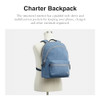 CR764 COACH CHARTER BACKPACK - INDIGO DENIM New