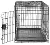 AMAZON BASICS DURABLE, FOLDABLE, COLLAPSIBLE METAL WIRE DOG CRATE - BLACK