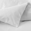 AMAZON AWARE 3 PIECE ORGANIC COTTON 300 THREAD COUNT DUVET COVER LIGHT GRAY