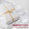 BIBB HOME 3-PIECE HEAVYWEIGHT FLANNEL DUVET COVER SET - SIZE: QUEEN - GRAY New